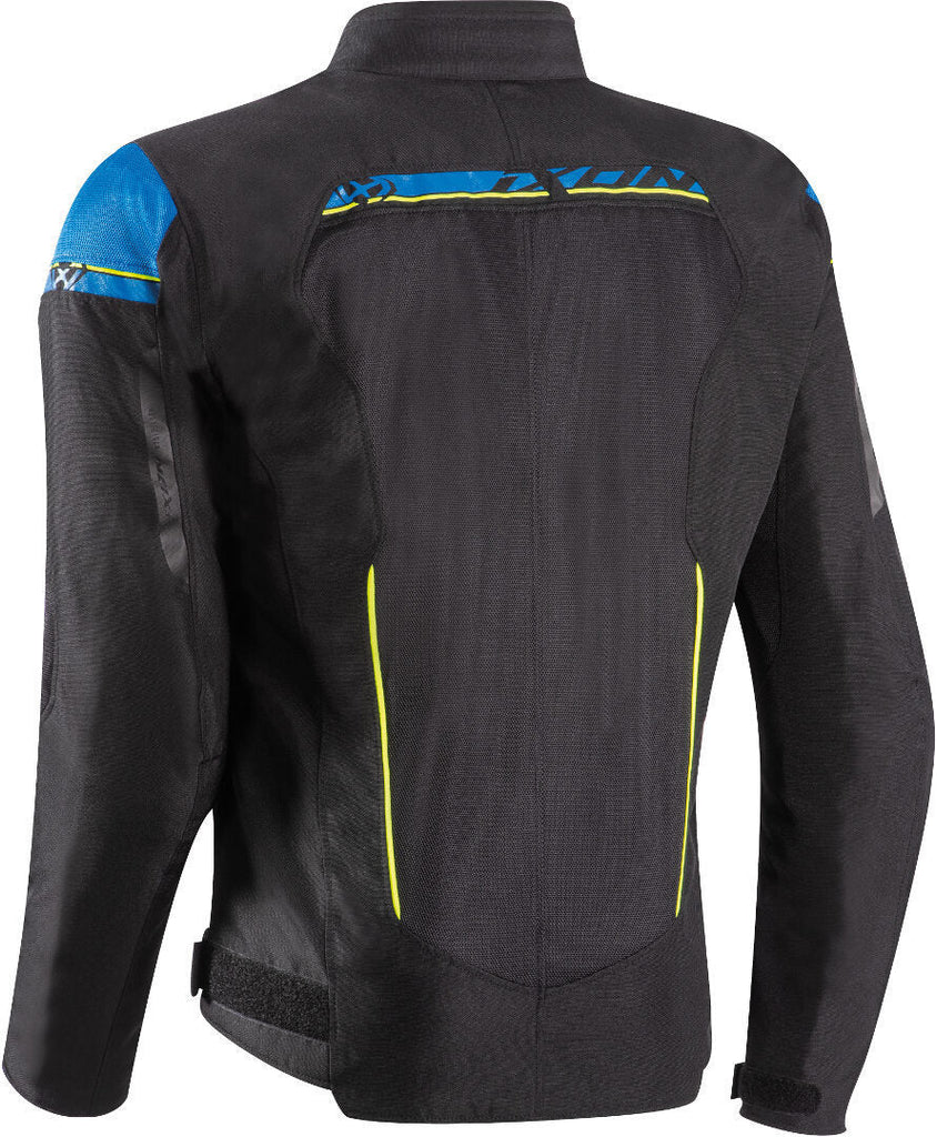Ixon T-Rex Jacket - Black/Blue/Yellow