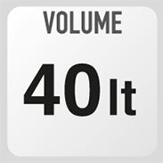 Givi Monokey 40 Litre Top-Case Black With Smoke Reflectors