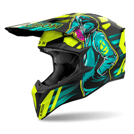 Airoh Wraaap ‘Cyber’ Helmet - Yellow Matt