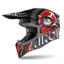 Load image into Gallery viewer, Airoh Wraap ‘Alien’ Helmet - Red Matt