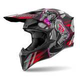 Airoh Wraaap Cyber Helmet - Red Matt