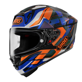 Shoei X-SPR Pro Valion TC-8 Helmet - Blue/White/Orange