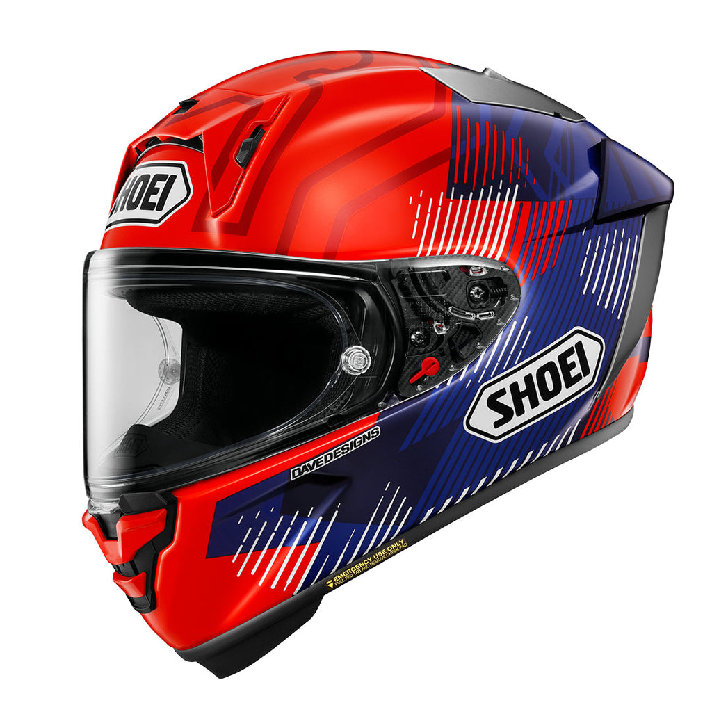 Shoei X-Spr Pro Marquez8 TC-1 Helmet - MotoHeaven