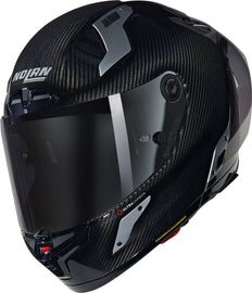 Nolan X-804 RS Full Face Puro Helmet - Carbon/Silver Edition