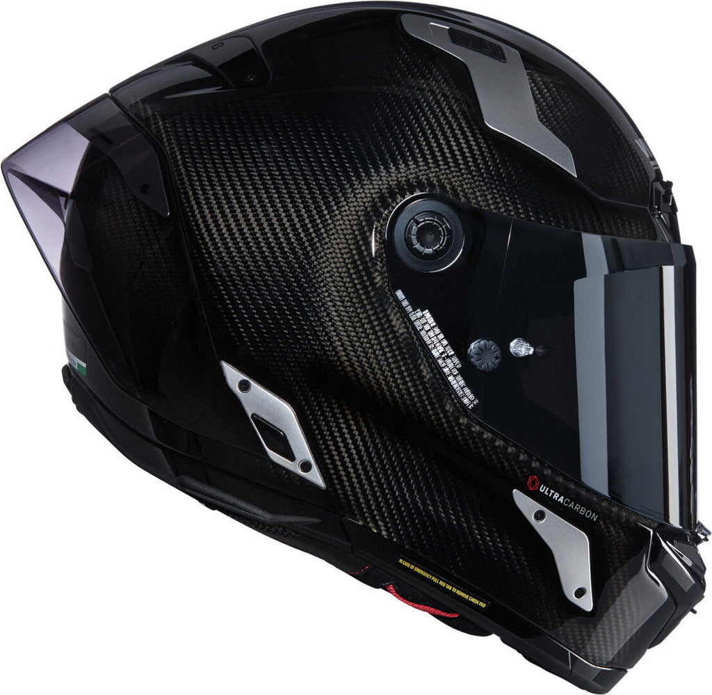 Nolan X-804 RS Full Face Puro Helmet - Carbon/Silver Edition