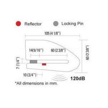 Load image into Gallery viewer, Xena XX15 BLE Alarmed Disc Lock