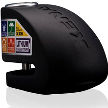 Load image into Gallery viewer, Xena XX6 Black Alarmed Disc Lock