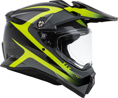 Fly Racing Trekker Pulse Helmet - Black/Hi-Vis