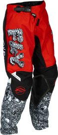 Fly Racing 2026 Kinetic MX Mutant Youth Pants - Red/White/Black