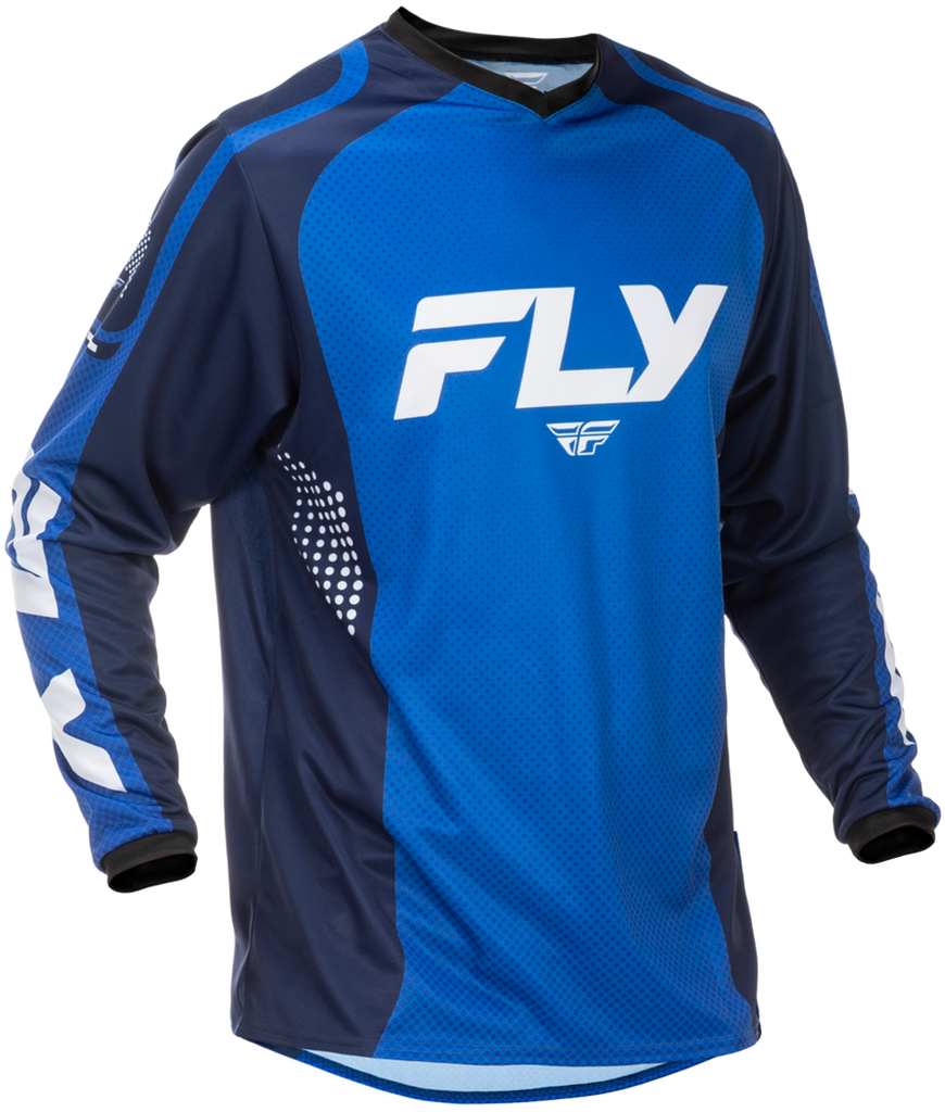 Fly Racing 2026 F-16 MX Jersey - Blue/Dark Blue/White