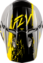 Load image into Gallery viewer, Fly Racing Kinetic Drip Youth Helmet - Grey/Black/Yellow