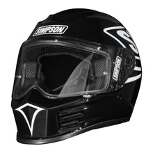 Load image into Gallery viewer, Simpson Speed Full Face Helmet - 12 O`Clock Black