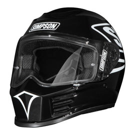 Simpson Speed Full Face Helmet - 12 O`Clock Black