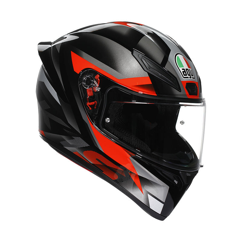 AGV K1 S Fastlap Helmet - Black/Grey/Red