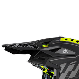 Airoh Aviator 3 Rampage Replacement Peak  - Black Matt