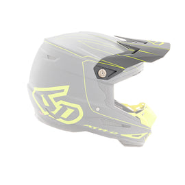 6D ATR-2 Recon Replacement Peak - Grey Yellow