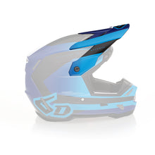 Load image into Gallery viewer, 6D ATR-3 Pure Series Helmet Peak - Gloss Cyan Blue