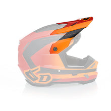 Load image into Gallery viewer, 6D ATR-3 Pure Series Helmet Peak - Gloss Orange
