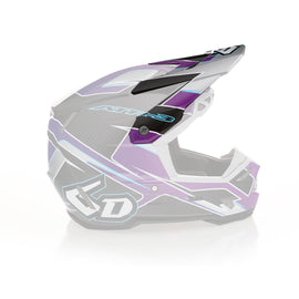 6D ATR-3Y Reflex Series Helmet Peak - Gloss Purple