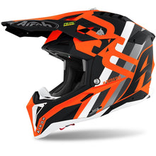 Load image into Gallery viewer, Airoh Aviator 3 ‘Rainbow’ Helmet - Orange Matt