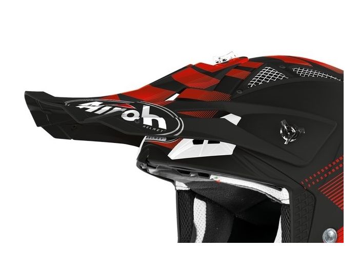 Airoh Aviator Ace Art Replacement Peak - Nemesi Orange