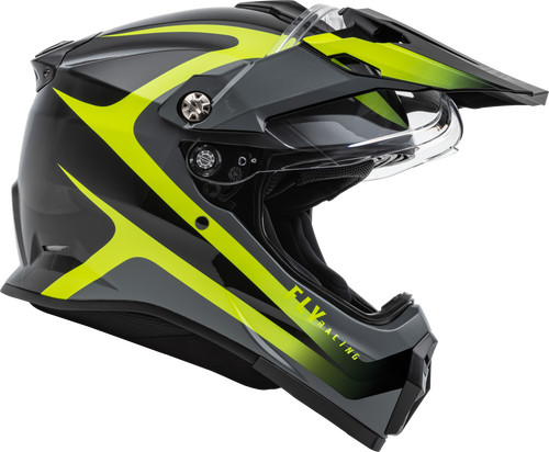 Fly Racing Trekker Pulse Helmet - Black/Hi-Vis