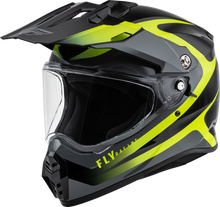 Load image into Gallery viewer, Fly Racing Trekker Pulse Helmet - Black/Hi-Vis