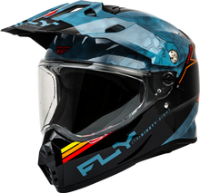 Load image into Gallery viewer, Fly Trekker Kryptek Conceal Helmet - Slate Black Red
