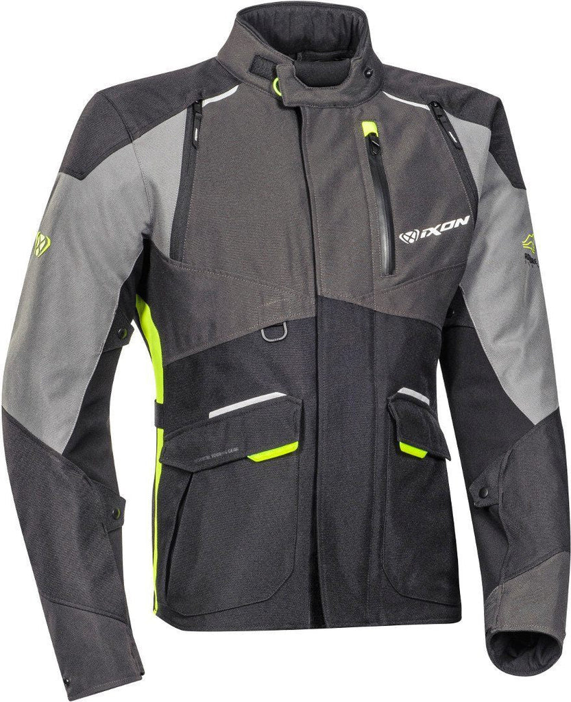 Ixon Balder Jacket - Black/Grey/Bright Yellow