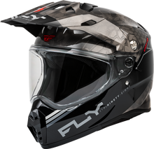 Load image into Gallery viewer, Fly Trekker Kryptek Conceal Helmet - Black Grey White