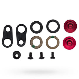 Bell Eliminator Screw Kit Visor - Red