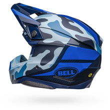 Load image into Gallery viewer, Bell Moto-10 Spherical Helmet - Ferrandis Mechant Matte/Gloss Dark Blue/Light Blue