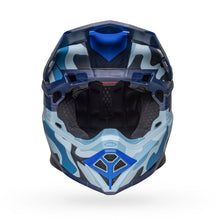 Load image into Gallery viewer, Bell Moto-10 Spherical Helmet - Ferrandis Mechant Matte/Gloss Dark Blue/Light Blue