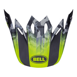 Bell Moto-9 MIPS Peak - Venom Matt Black Camo/Hi-Viz Yellow