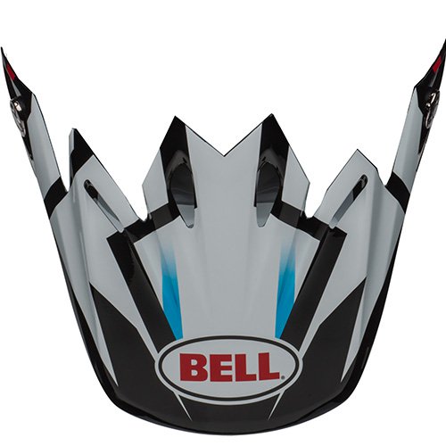 Bell Moto-9 Visor District White/Black/Red