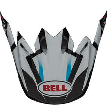Load image into Gallery viewer, Bell Moto-9 Visor District White/Black/Red