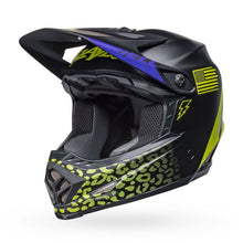 Load image into Gallery viewer, Bell Moto-9 Youth MIPS SE Fasthouse Helmet - Slayco Matt Black/Hi-Viz Yellow