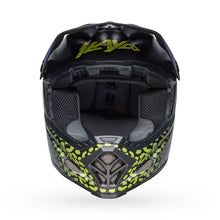 Load image into Gallery viewer, Bell Moto-9 Youth MIPS SE Fasthouse Helmet - Slayco Matt Black/Hi-Viz Yellow