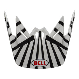 Bell Replacement Youth Moto-9 Peak Tagger Check Me Out - White/Black