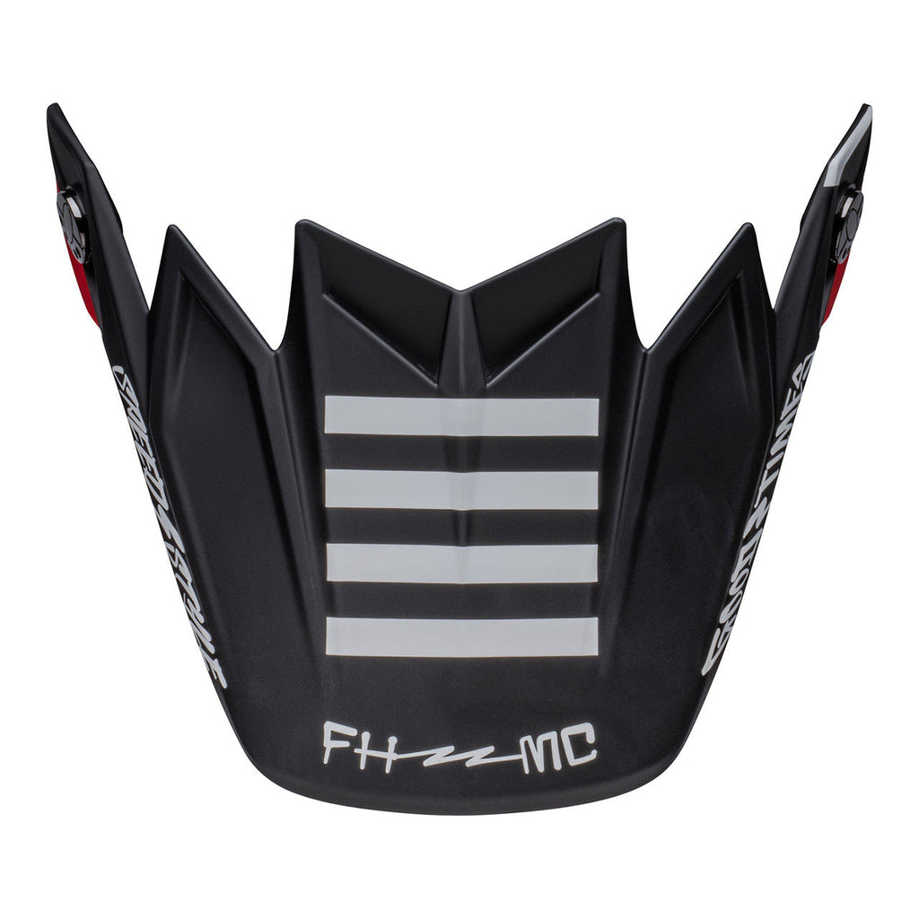 Bell Replacement Moto-9S Flex Peak - Fasthouse Tribe Matte Gloss Black/White