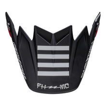 Load image into Gallery viewer, Bell Replacement Moto-9S Flex Peak - Fasthouse Tribe Matte Gloss Black/White