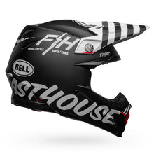 Load image into Gallery viewer, Bell Moto-9S Flex Helmet - Fasthouse Flex Crew Matt Black/White