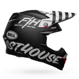 Bell Moto-9S Flex Helmet - Fasthouse Flex Crew Matt Black/White
