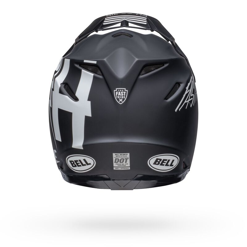 Bell Moto-9S Flex Helmet - Flex Fasthouse Tribe Matt/Gloss Black/White