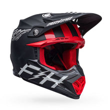 Load image into Gallery viewer, Bell Moto-9S Flex Helmet - Flex Fasthouse Tribe Matt/Gloss Black/White