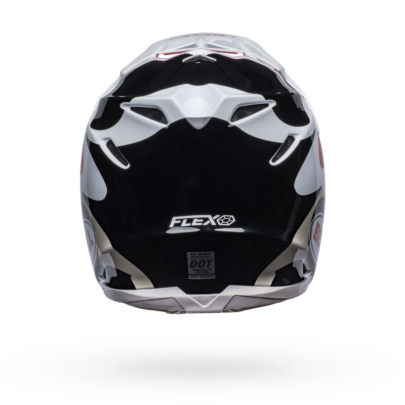 Bell Moto-9S Flex Helmet - Hello Cousteau Reef Gloss White/Red