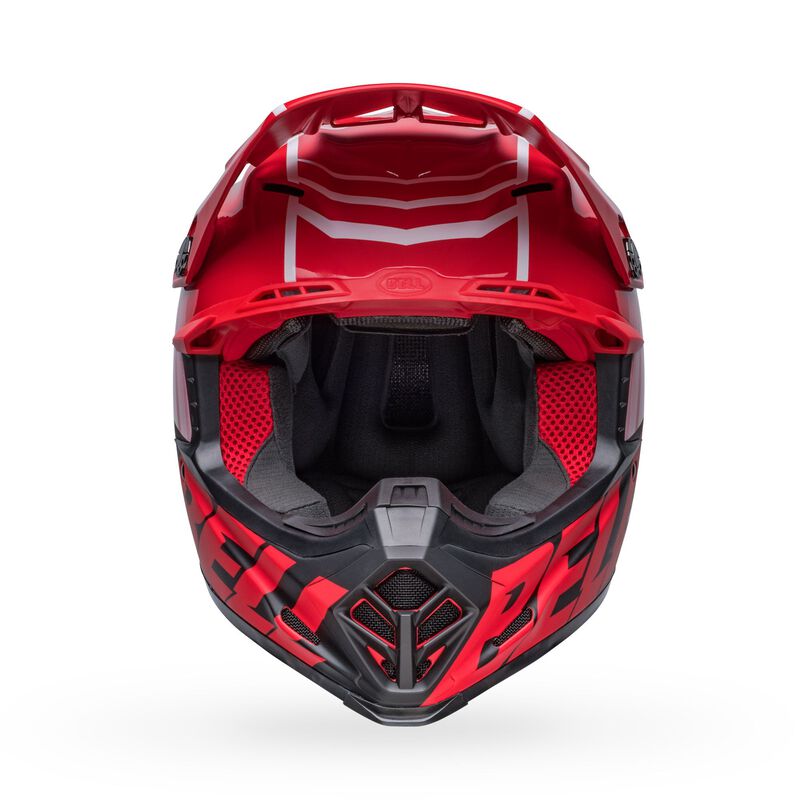 Bell Moto-9S Flex Helmet - Flex Sprint Matt/Gloss Red/Black