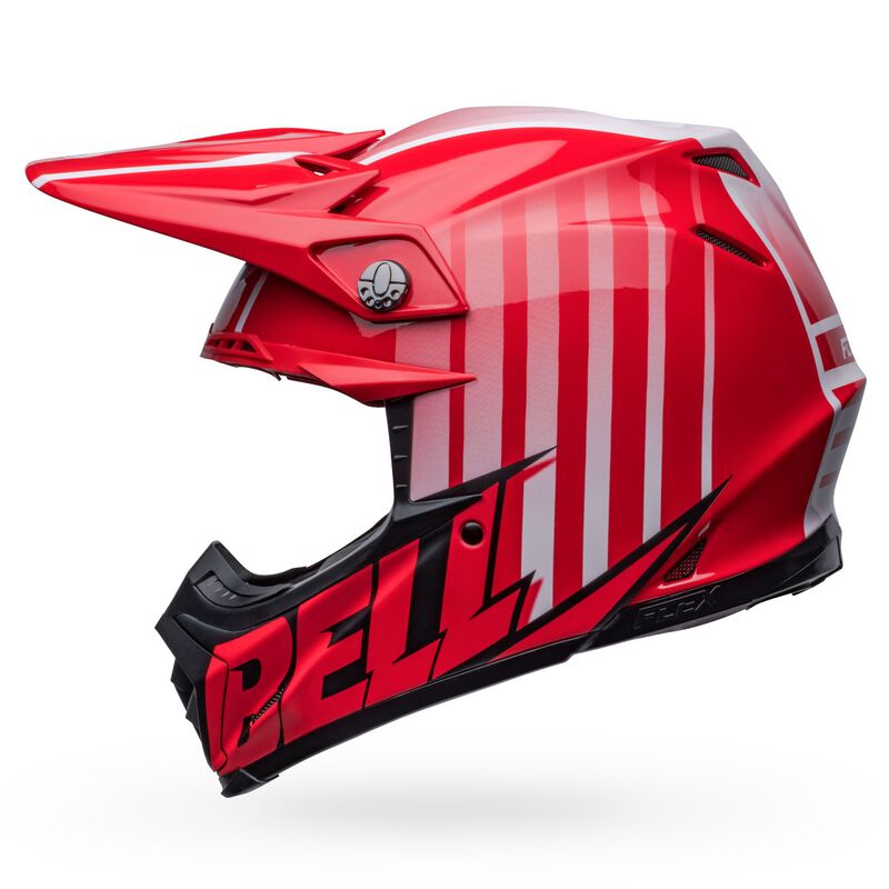 Bell Moto-9S Flex Helmet - Flex Sprint Matt/Gloss Red/Black