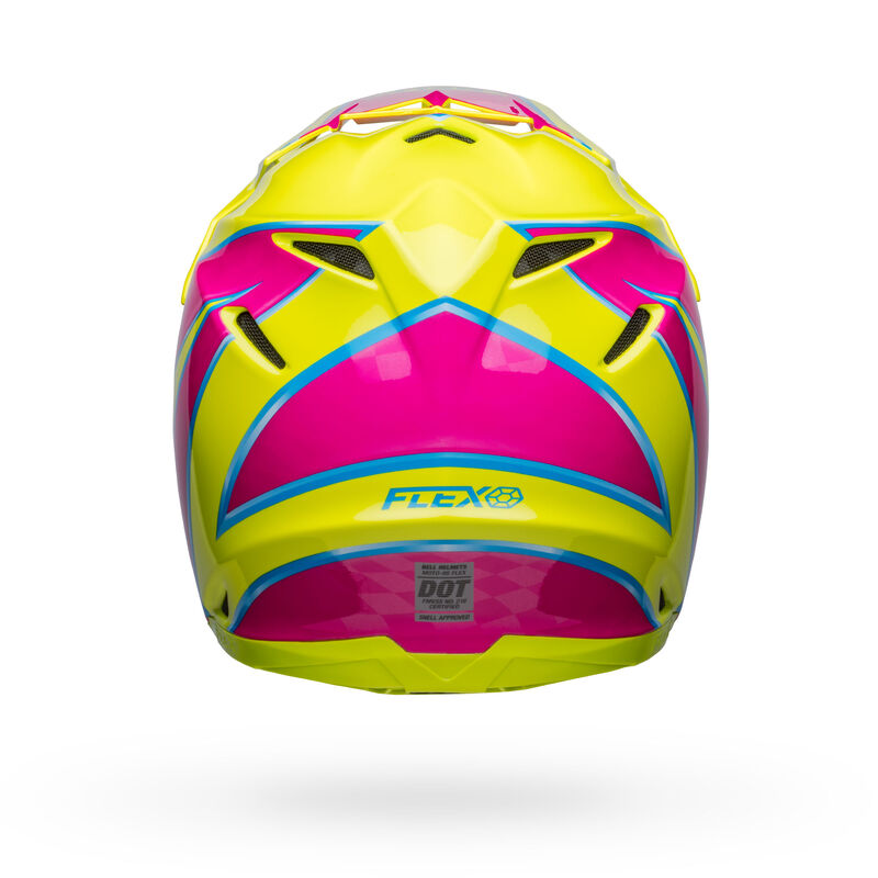 Bell Moto-9S Flex Helmet - Flex Sprite Yellow Magenta
