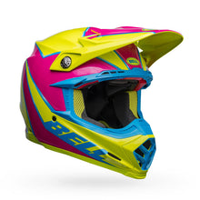 Load image into Gallery viewer, Bell Moto-9S Flex Helmet - Flex Sprite Yellow Magenta